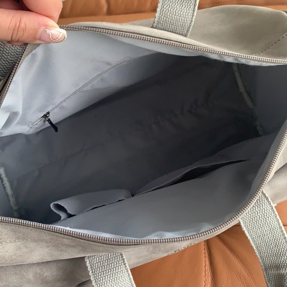 NWOT Faux Suede Work Bag - Picture 6 of 6